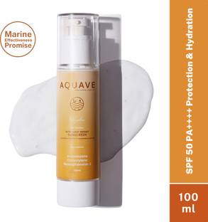 AQUAVE Sunscreen - SPF 50 PA++++ Hydra Ultralight Sunscreen UV Protection Prevents Premature Ageing For All Skin