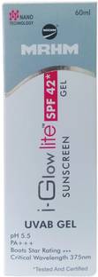MRHM Sunscreen - SPF 50 PA+++ IGlowLiteSunscreenSPF42GEL