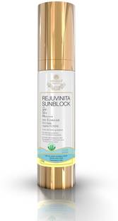vanaura organics Sunscreen - SPF 50 PA++++ Rejuvinita sunblock cream with SPF 50+ PA++++, 50g