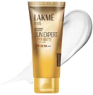 Lakmé Sunscreen - SPF 25 PA++ Sun Expert Super Matte Lotion Sunscreen, Lightweight, Non Sticky