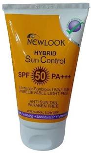 NEWLOOK Sunscreen - SPF 50 PA++++ Korean sunscreen light weight tan removal wpf 30