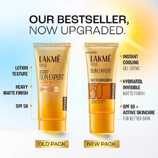 Lakmé Sunscreen - SPF 50 PA+++ 9 To 5 Sun Expert Super Matte
