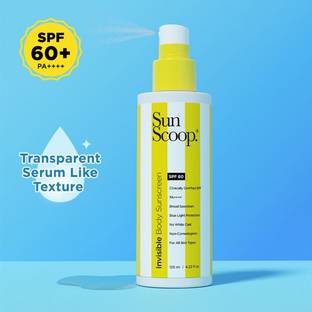 SunScoop Sunscreen - SPF 60 PA+++ Invisible Primer Gel Face Sunscreen | UV & Primer Like Finish
