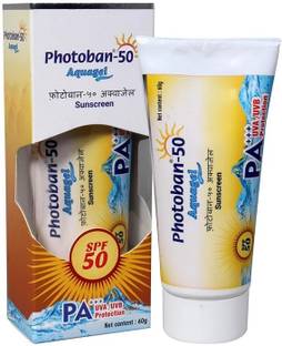 Photoban Sunscreen - SPF 50 PA+++ 50 Aquagel-SPF 50 PA+++ Sunscreen