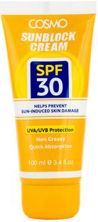 COSMO Sunscreen - SPF 50 Sunblock Cream SPF 30