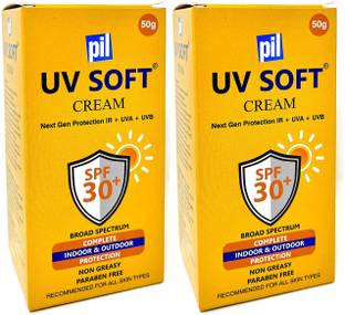 Pil Sunscreen - SPF 50 PA++++ UV Soft SPF 30+ Gel Sunscreen Non Greasy, Paraben Free