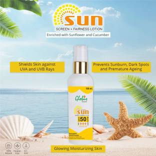 Globus Remedies Sunscreen - SPF 50 PA+++ Sunscreen Lotion With Fairness