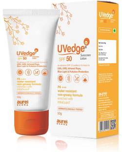 Aurelderma Sunscreen - SPF 50 PA+++ UVEDGE SUNSCREEN LOTION