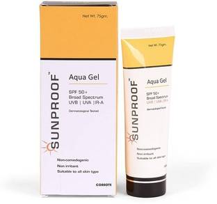 Sunproof Sunscreen - SPF 50 PA+++ Sunscreen Gel SPF 50+++