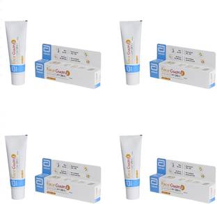 Tvaksh Sunscreen - SPF 30 + 50 PA+++ Face Guard Silicone Sunscreen Gel - SPF 30 PA+++ (50 g) x pack of 4