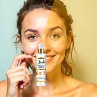 Utkrisht Sunscreen - SPF 60+ PA+++ Khadi Sunscreen Lotion SPF 60 for Cooling and Revitalizing Care