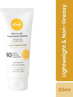 Vilvah Store Sunscreen - SPF 30 PA+++ Melt-In-Milk Sunscreen SPF 30