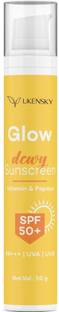 UKENSKY Sunscreen - SPF 50 PA++++ Glow Dewy Sunscreen|Blue Light Protection|Oily,Dry, Sensitive & Combination Skin
