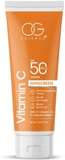 OG BEAUTY Sunscreen - SPF 50 PA+++ SCIENCE SPF 50 PA+++ Sunscreen with Vitamin C & Liquorice Extract