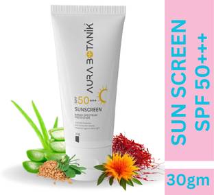 aura botanik Sunscreen - SPF 50 PA+++ UV DEFENSE PLANT BASE SUNSCREEN SPF 50 PA+++