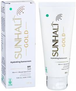 SUNHALT Sunscreen - SPF 50 PA+++ GOLD Hydrating Sunscreen
