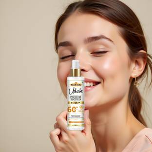 Utkrisht Sunscreen - SPF 60+ PA+++ Khadi Sunscreen Lotion SPF 60 with Skin Comfort and Protection