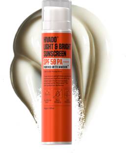 HIVADO Sunscreen - SPF 50 PA++++ Light & Bright Men's Sunscreen with Mimiskin™ | Anti-Pollution, Deep Hydration