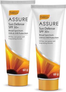 ASSURE Sunscreen - SPF 50 Sun Defense Advanced Sun Protection Factor (SPF) 30+ Pack of 2