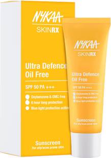 NYKAA Sunscreen - SPF 50 PA+++ SKINRX Ultra Defence Oil Free Sunscreen