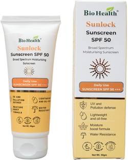 Bio Health Sunscreen - SPF 50 PA+++ Sunlock Sunscreen SPF 50