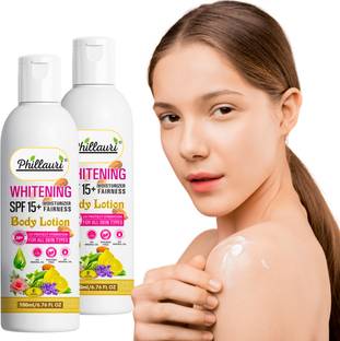 Phillauri Sunscreen - SPF 50 PA++++ SPF 15+ Body Lotion Skin Lightening Lotion for Women & Men