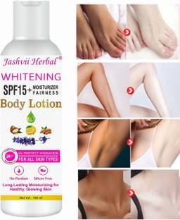jashvii herbal Sunscreen - SPF 50 PA++ SPF 15+ Body Lotion Daily Moisturizer for Dry Skin