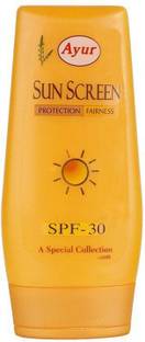 Ayur Sunscreen - SPF 30 PA+ Sunscreen Lotion SPF 30