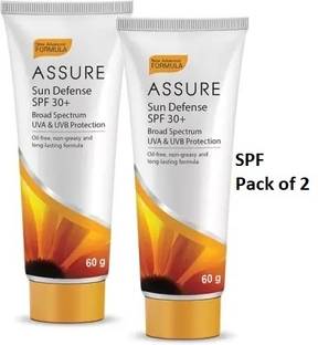 Rastic Assure Sunscreen - SPF 50 PA++ SPF 30 Sun Defense Advanced Sun Protection Factor (SPF) 30+ Pack of 2