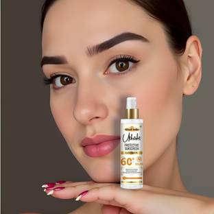 Utkrisht Sunscreen - SPF 60+ PA+++ Khadi Sun Protection SPF 60 Lotion for Face and Body Hydration