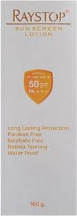RAYSTOP Sunscreen - SPF 50 PA+++ Sunscreen Lotion (New)