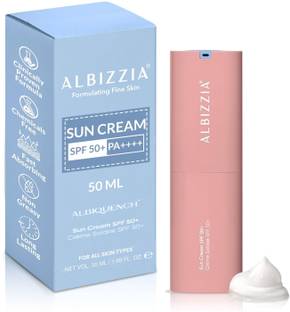 ALBIZZIA Sunscreen - SPF 50 PA++++ Non-Oily Lightweight For Men & Women with Quick Absorption Formula