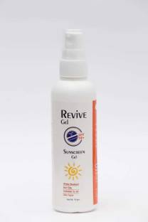 Revive Sunscreen - SPF 50 Sunscreen Gel SPF 50, 70 Ml UVA and UVB Protection Gel for All Type Skin
