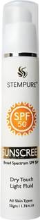 STEMPURE Sunscreen - SPF 50 SUNSCREEN SPF 50+