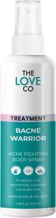 THE LOVE CO Sunscreen - SPF 40 Bacne Warrior Acne Fighting Body Spray With 02% Salicylic Acid
