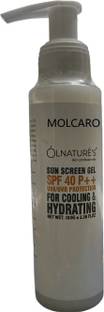 MOLCARO Sunscreen - SPF SPF 40 PA++ SUN SCREEN GEL SPF 40 P+++ FOR COOLING & HYDRATINGS