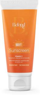 Befond Sunscreen - SPF 50 PA+++ Lightweight, Multi Vitamin | No White Cast | Broad Spectrum UV & UVA Protection