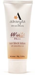 Aaranyaa Sunscreen - SPF 40 PA+++ Sun Block Lotion SPF 40_New