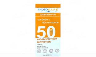 PHOTOSAFE Sunscreen - SPF 50 PA+++ Broad Spectrum Mineral Sunscreen Gel SPF