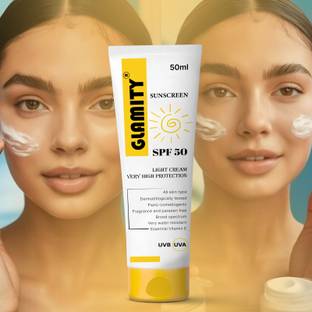 GLAMITY Sunscreen - SPF 50 PA+++ rightening & Moisturising Sunscreen Combo,SPF 50 PA++++ with 9 Actives1.132