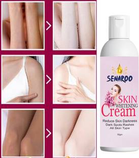 SENAROO Sunscreen - SPF 50 whitening cream with witch hazel and skin cream for pore tightening Men & Women