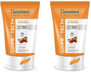HIMALAYA Sunscreen - SPF 50 PA++++ Sun Protect+ Ultra Light Sunscreen