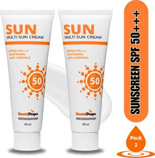 smartdrops Sunscreen - SPF 50 PA+++ Sunblock Sunscreen Creem For Deeply Hydrating