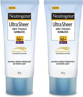 NEUTROGENA Sunscreen - SPF 50 PA++++ Ultra Sheer Dry-Touch Sunblock| Water and sweat resistant| No white cast