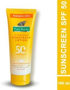 Pure Roots Sunscreen - SPF 50 PA+++ Uv Protection Lotion For Men & Women