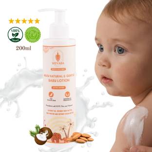 Mevasa Sunscreen Deep Moisture UV Protection, pH Balanced Natural Baby Body Lotion for dry skin