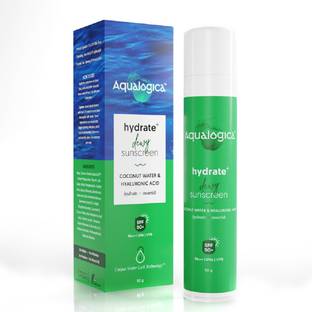 Aqualogica Sunscreen - SPF 50+ PA+++ Hydrate+ Sunscreen with UVA/B & Blue Light Protection