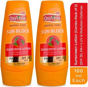 Simco Sunscreen - SPF 30PA ++ PA++ Sun Block Sunscreen Lotion (Combo Pack of 2), SPF 30 PA++