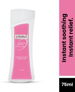 Caladew Sunscreen - SPF 50 PA+ cooling-soothing calamin lotion with Aloevera & cucumber extract