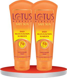 LOTUS HERBALS Sunscreen - SPF 50 PA+++ Safe Sun Multi-Function Sunscreen